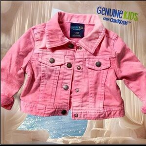 OshKosh B'gosh Vibrant Pink Jean Jacket